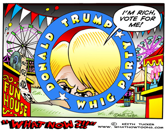 Donald Trump 2016, Donald Trump President, Donald Trump Campaign,Elections 2016, political cartoons, Republican 2016 candidates, GOP 2016 candidates,  GOP 2016 clown car