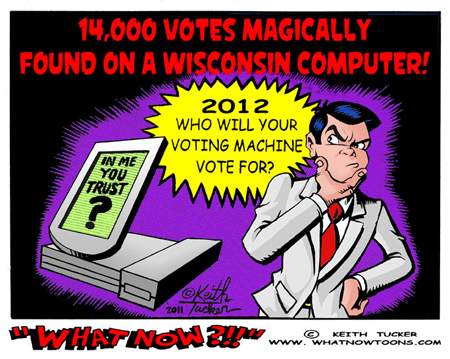 Waukesha County, found 14000 votes, Wisconsin state Supreme Court election,county clerk, Brookfield,Scott Walker,Kathy Nickolaus,voting machines,incumbent Republican,election results,Justice David Prosser,Election Irregularities, Election Reform, Fraud