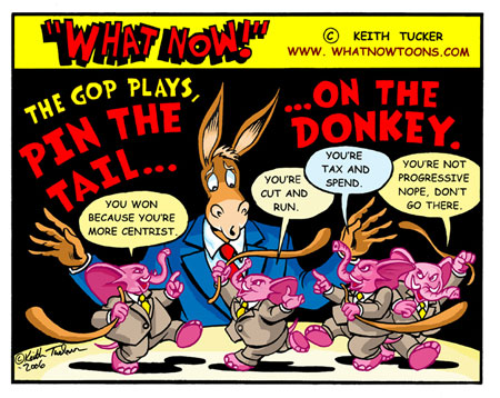 Are winning democrats really just an Ass with an Elephront?  Don`t believe the Pink Elephants!  