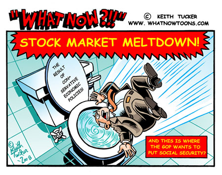 And now for the DOW in Republican Economic DOWnturn...